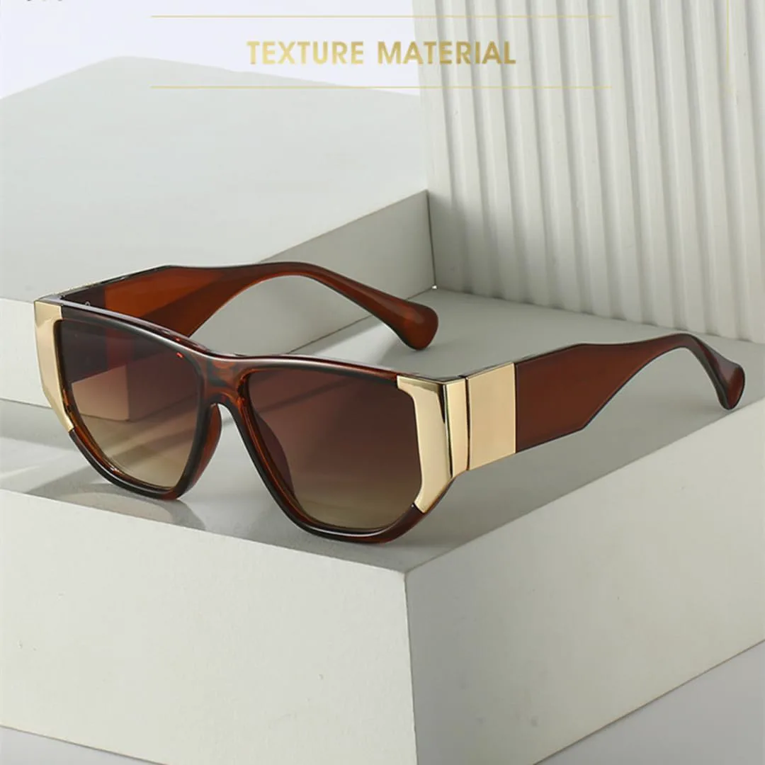 

Солнцезащитные очки для мужчин и женщин - защита UV400 - увеличенные линзы конфетных цветов для занятий спортом на открытом воздухе и вождения DSVIGF, Black