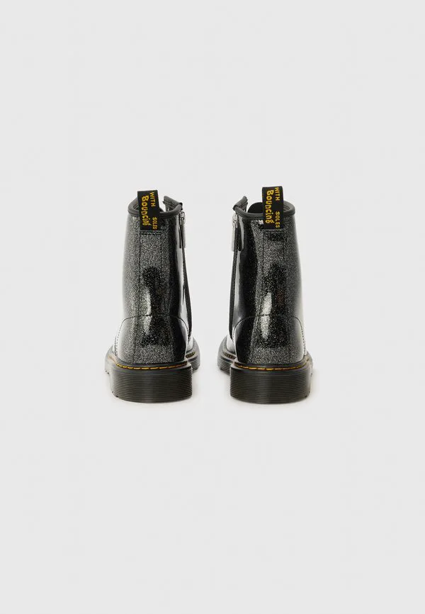 Ботильоны на шнуровке Dr. Martens, Black/Silver-Coloured/Nebula Glitter — фото 3