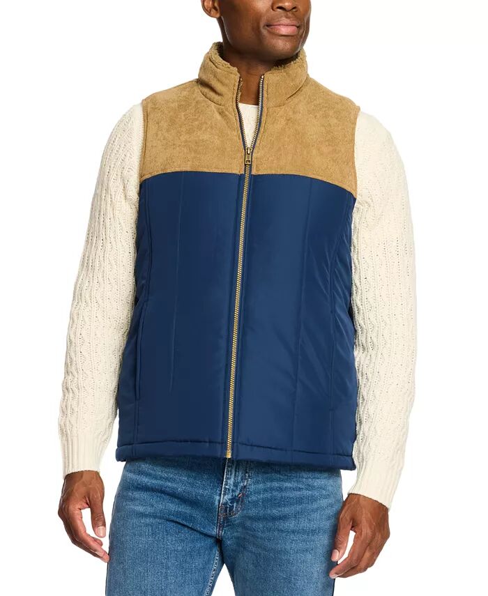 

Мужской вельветовый жилет Weatherproof Vintage, синий