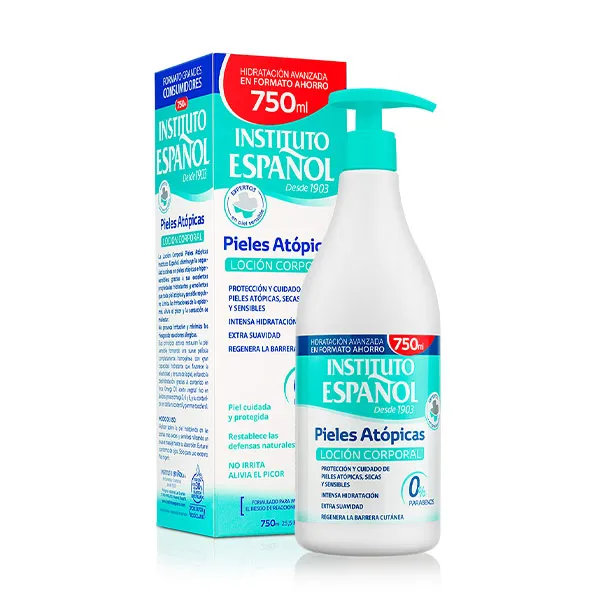 

Защита сухой и чувствительной кожи Loción Corporal Pieles Atópicas Instituto Español, 750 ml