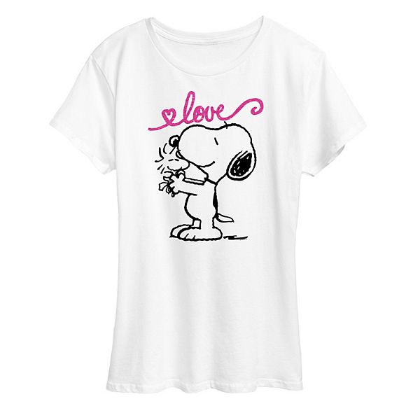 

Футболка с принтом Snoopy и надписью "Love" Licensed Character, White, Белый, Футболка с принтом Snoopy и надписью "Love" Licensed Character, White