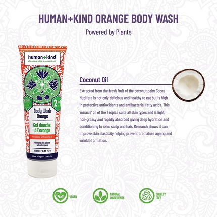 Гель для душа Orange 2 in 1 with Coconut Oil 8.45 fl oz/250 ml — фото 3