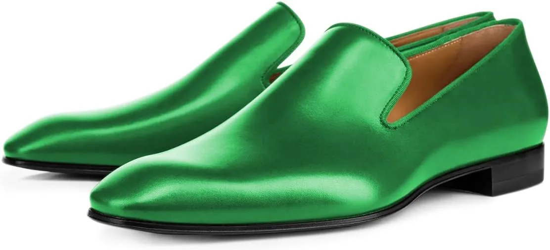 

Мужские туфли FOWT с закрытым носком, удобные, с низким каблуком, оксфорды, слипоны для офиса и повседневного ношения, размеры 4-16 US, зеленый