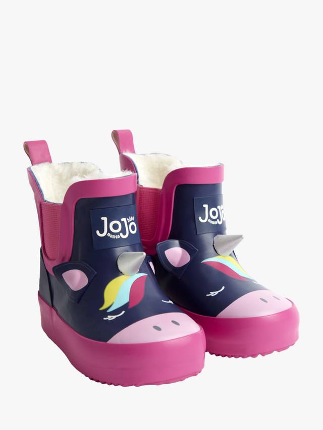 

Детские резиновые сапоги с единорогом JoJo Maman Bébé, Navy