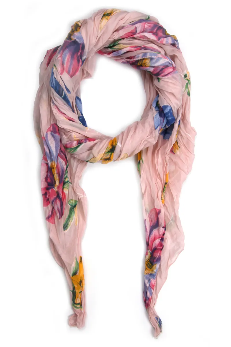 

COLLEZIONE ALESSANDRO модный шарф "Diandra" с цветочным узором, цвет Rose