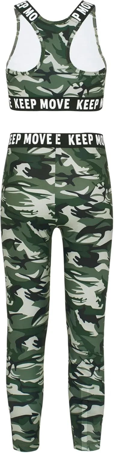 Детский спортивный костюм 2 предмета Sxiwei, Camouflage Green — фото 2