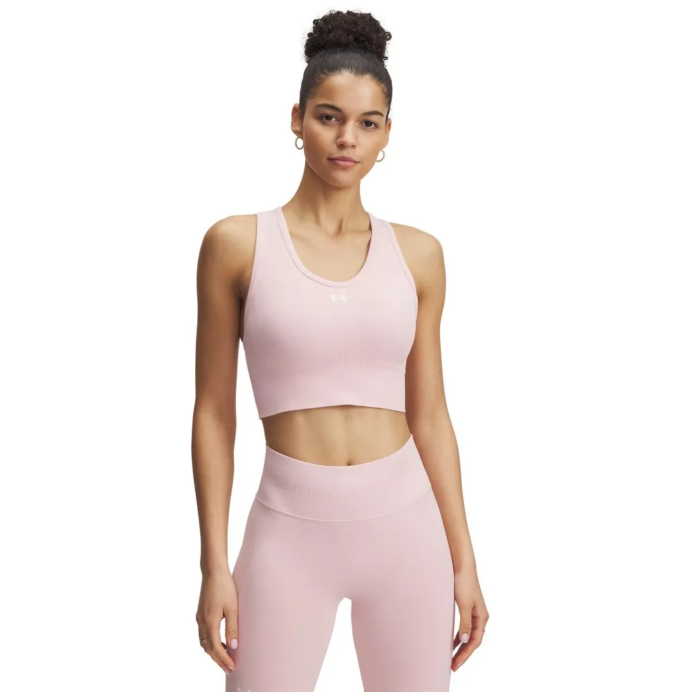 

Спортивный топ Under Armour Vanish Seamless medium support, розовый