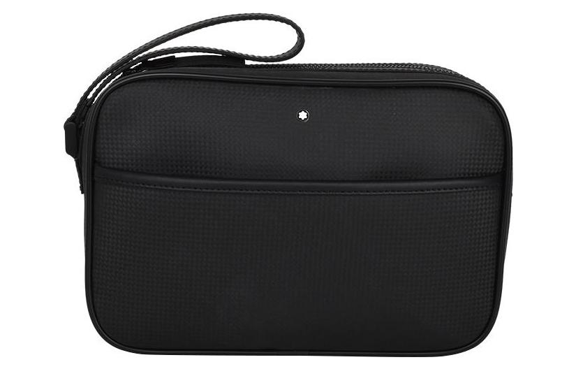 

MONTBLANC Сумка-мессенджер Meisterstuck из коровьей кожи среднего размера мужская черная