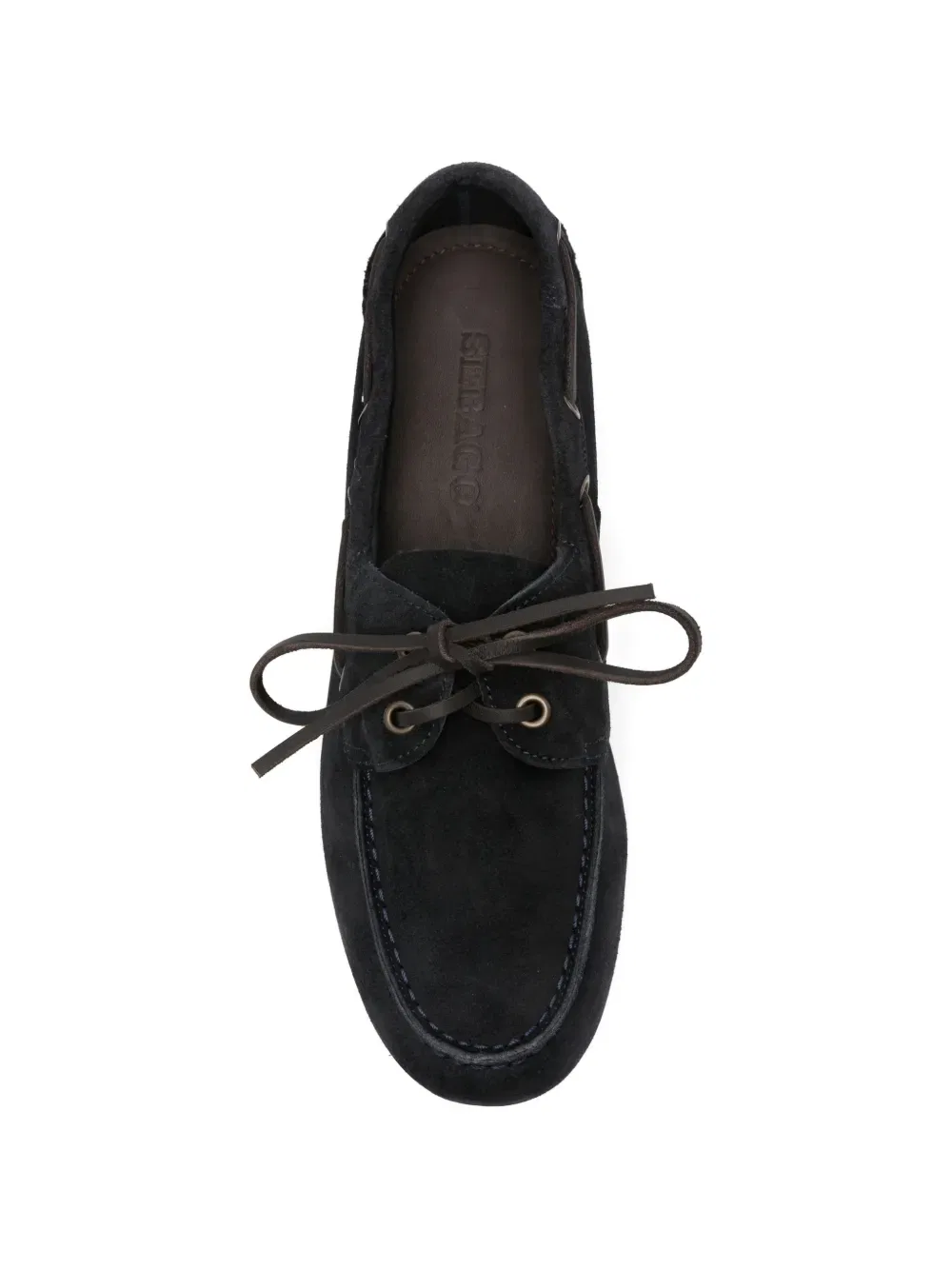 Замшевые лодочные туфли Sebago, синий — фото 4