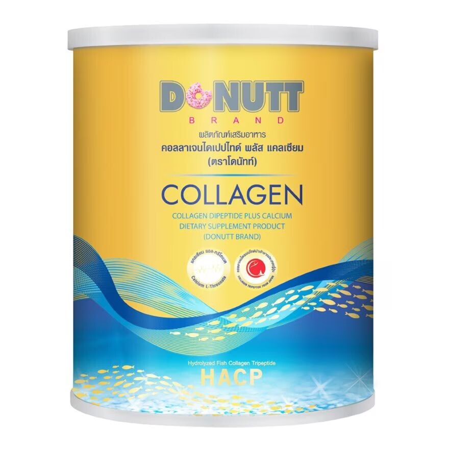 

Donutt Коллаген дипептид плюс кальций 120г, white