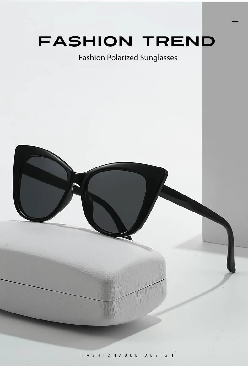 

Ретро-солнцезащитные очки «кошачий глаз» для женщин, крупная оправа, черный, черепаховый, градиентный фиолетово-розовый цвета, защита от УФ-излучения Generic, Leopard