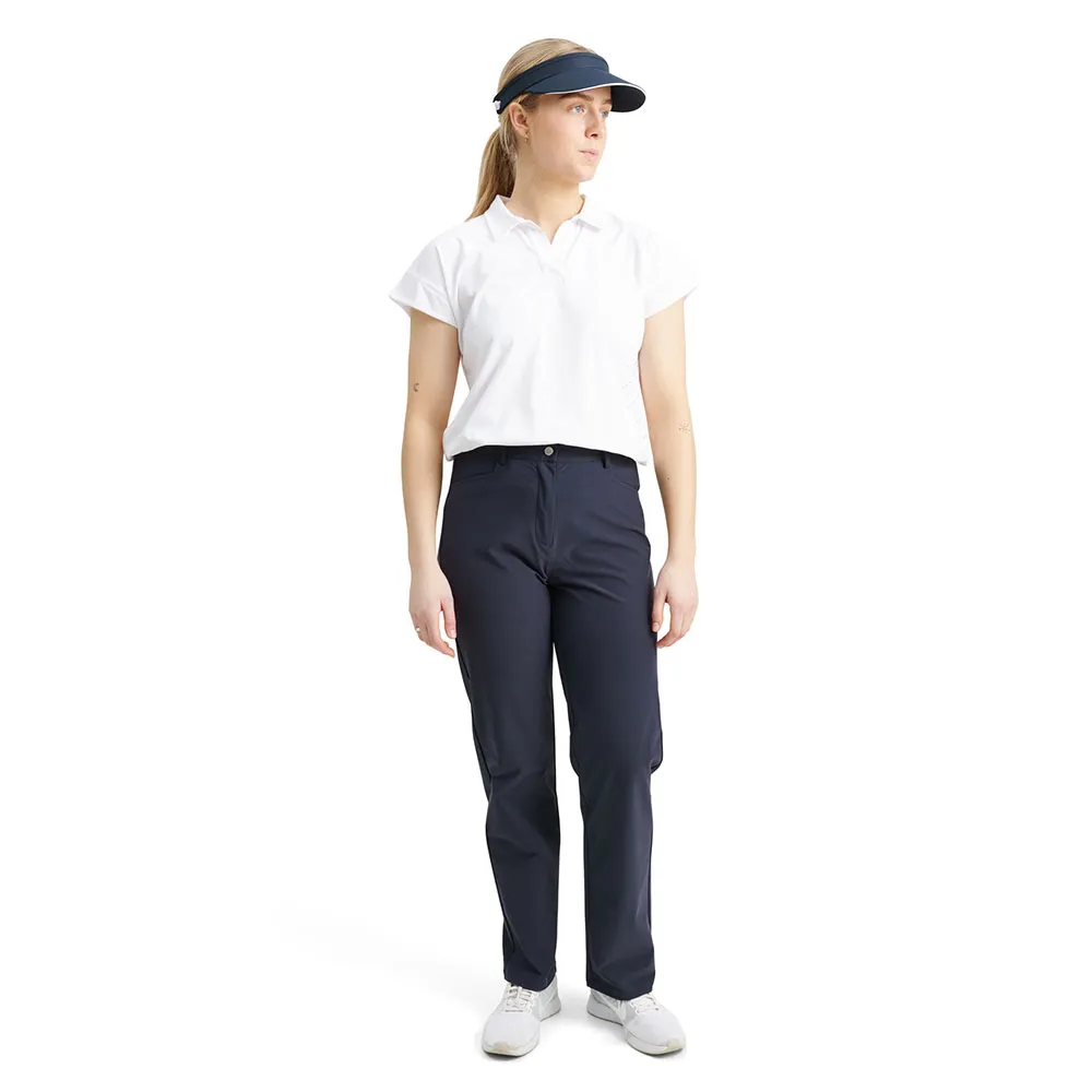 

Поло с коротким рукавом Abacus Golf Erin Loosefit Woman, белый