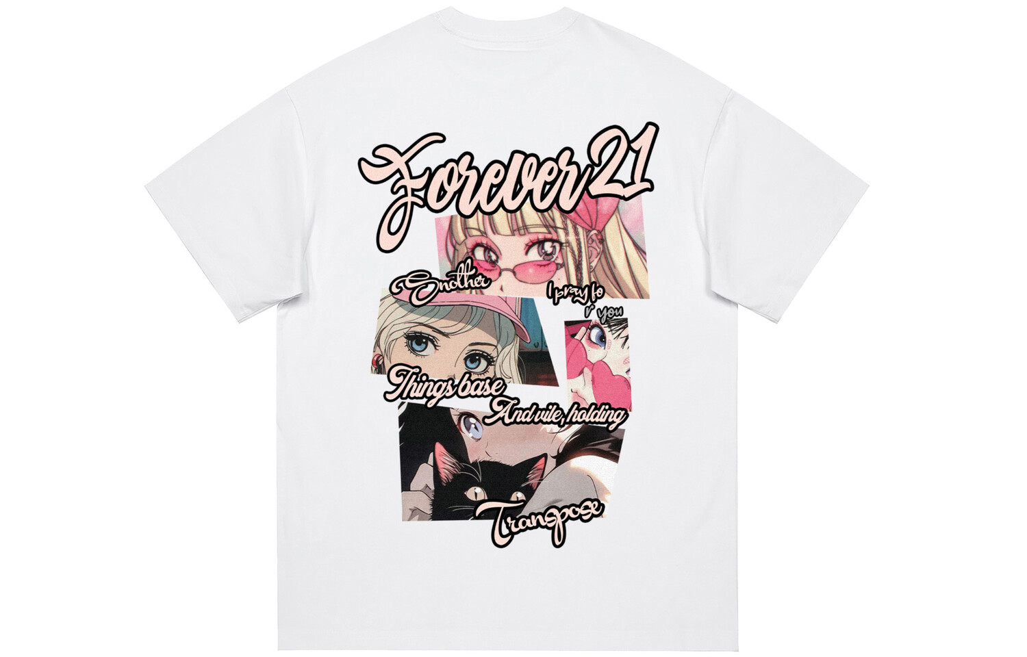 

Футболка унисекс Forever 21, белый