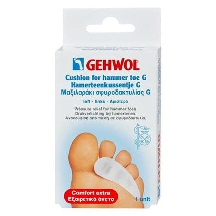 

Подушка для пальцев молотка слева, Gehwol