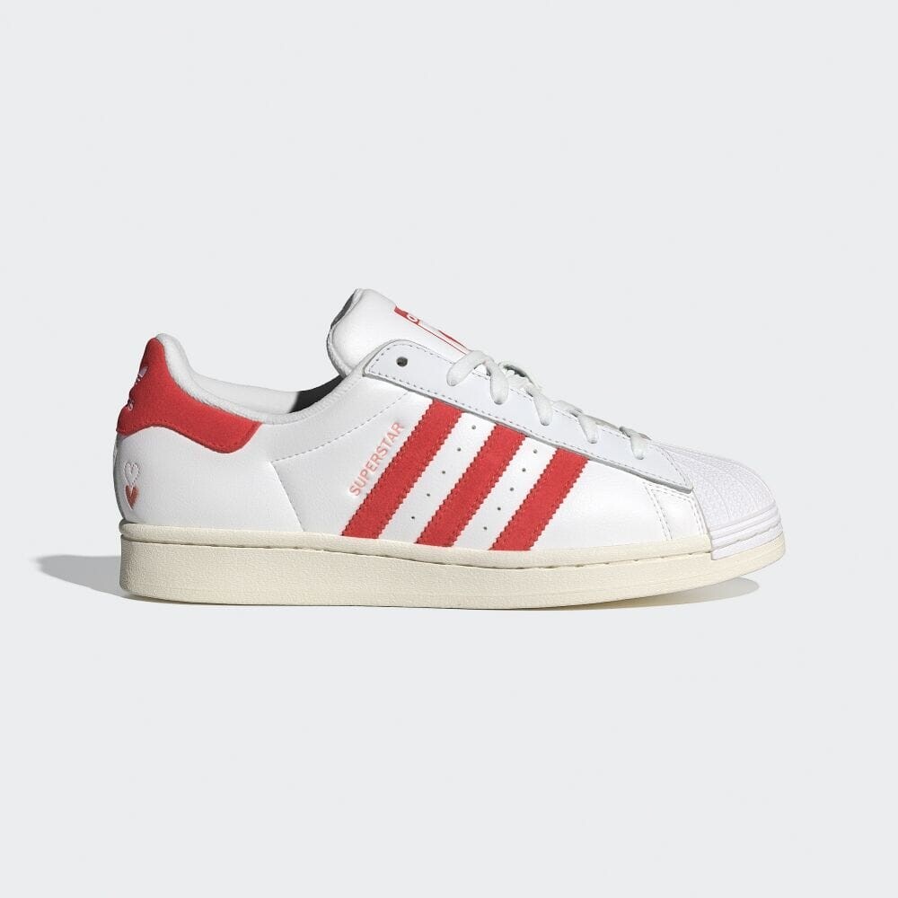 

Кроссовки Adidas SUPERSTAR, цвет White/Bright Red/Wonder Gray