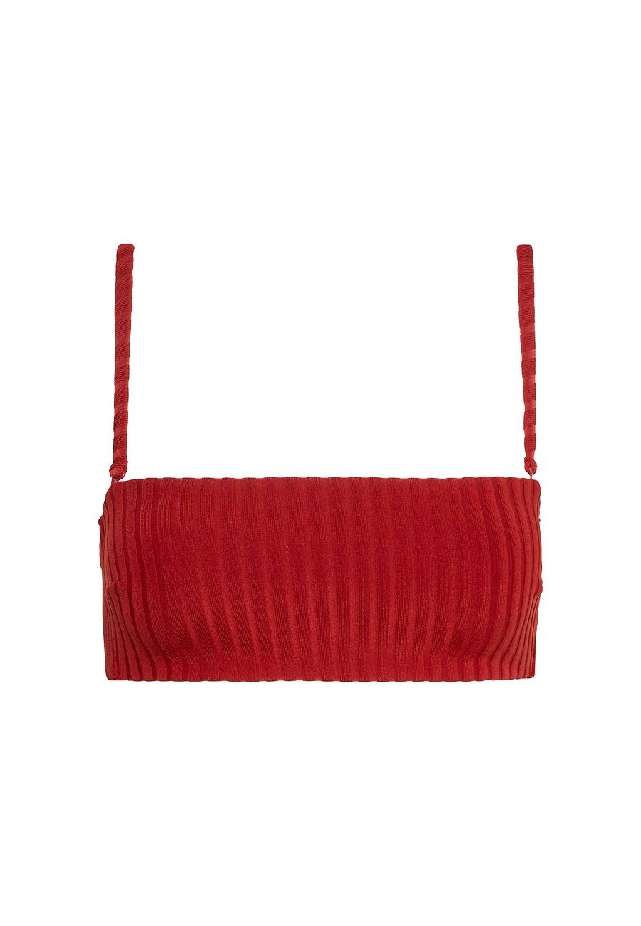 

Топ бандо бикини Calvin Klein Swimwear Bandeau Bikini Top, красный