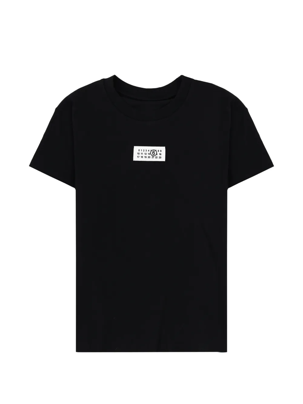 

Футболка с логотипом Mm6 Maison Margiela, черный