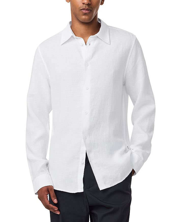 

Рубашка Enzo Regular Fit из льна NN07, белый