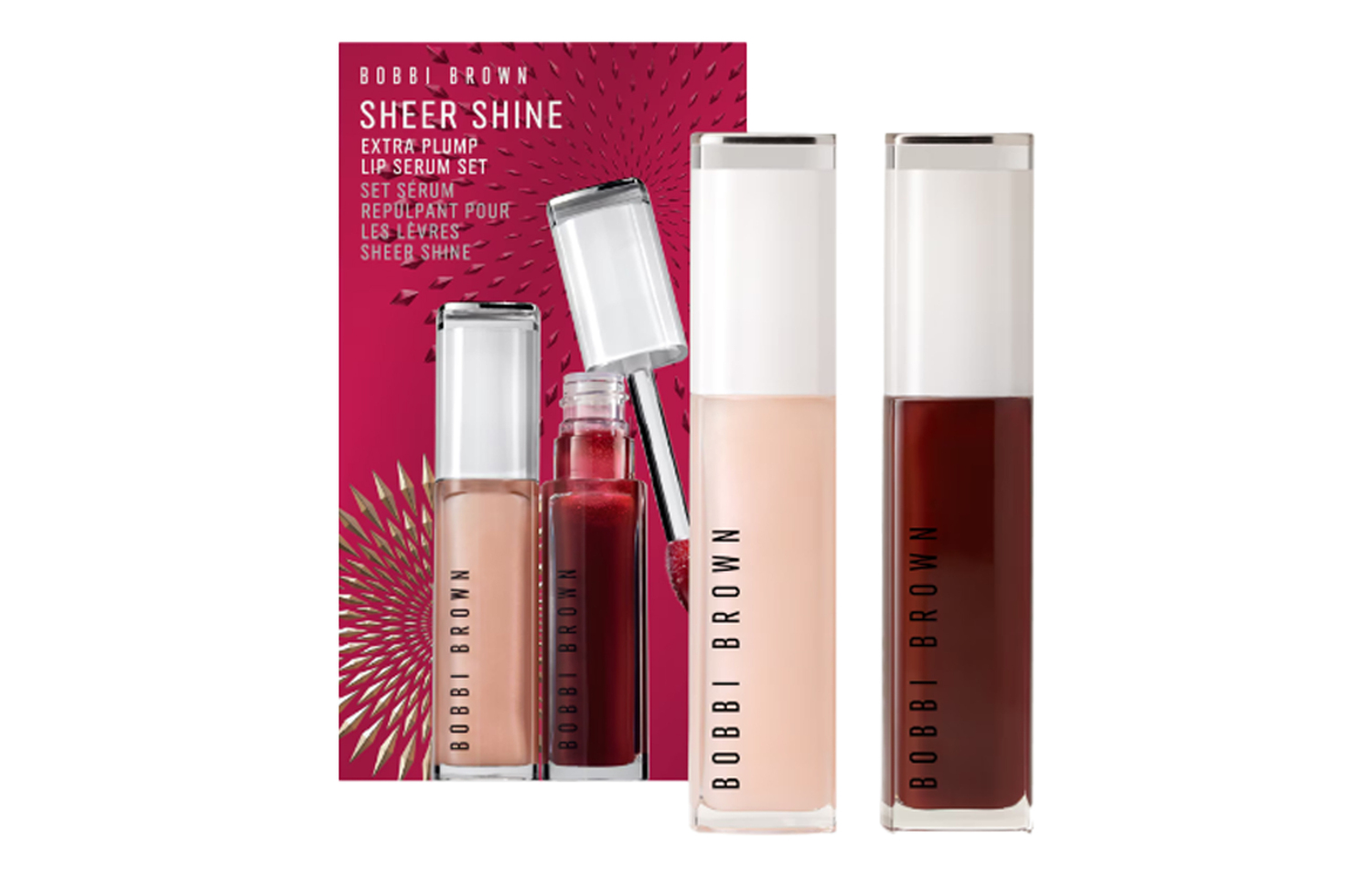 

Увлажняющий блеск для губ с эффектом увеличения объема питательный легко наносится 6мл+6мл BOBBI BROWN