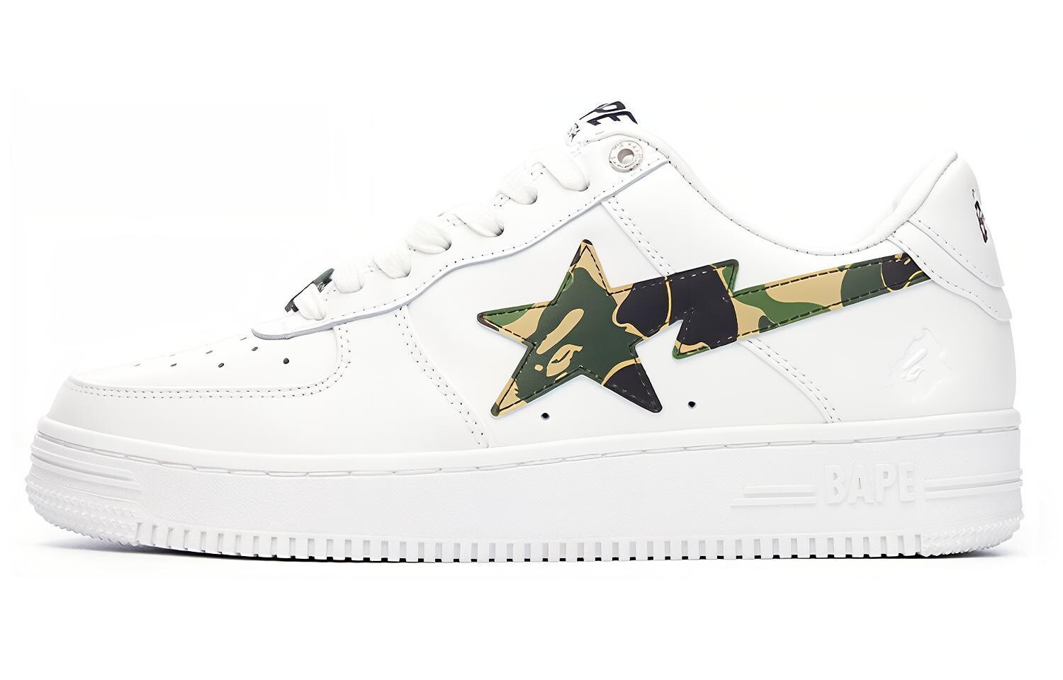 

BAPE Bape Sta Low ABC Camo Белый Зеленый 2022 A Bathing Ape