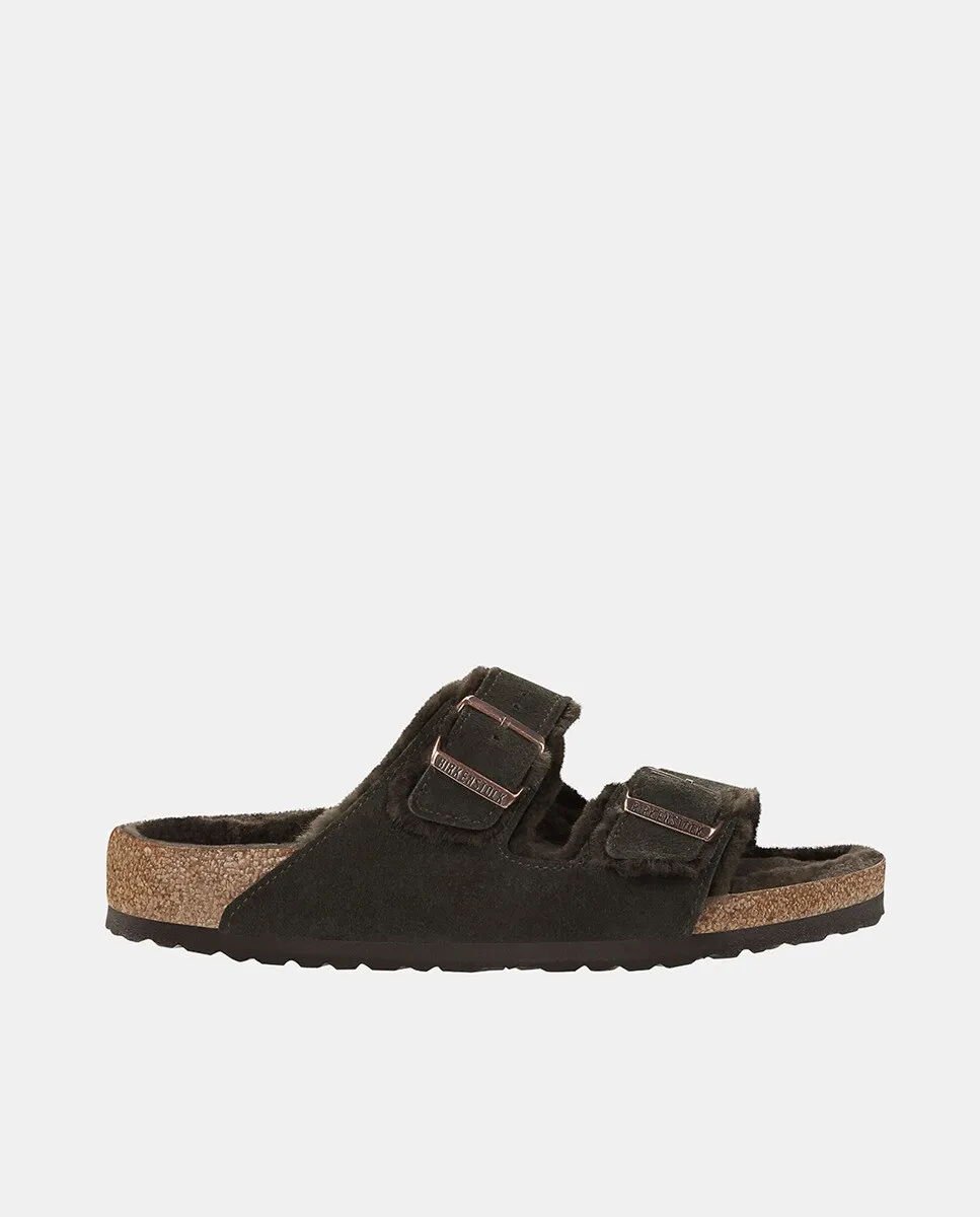 

Женские сандалии Arizona VL Mocca Lammfell Birkenstock, коричневый