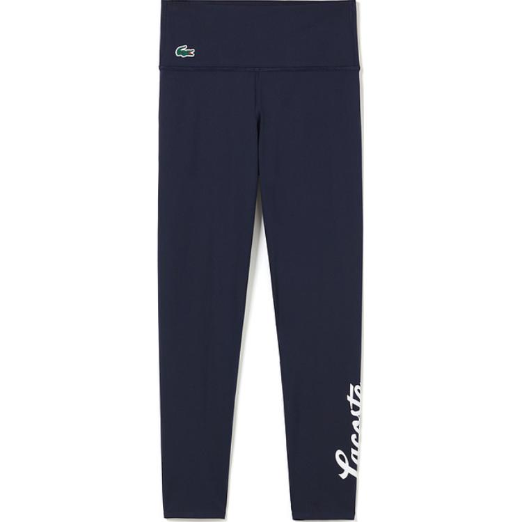 Леггинсы Sport LACOSTE Ультрасухие эластичные, светло-фиолетовый — фото 3