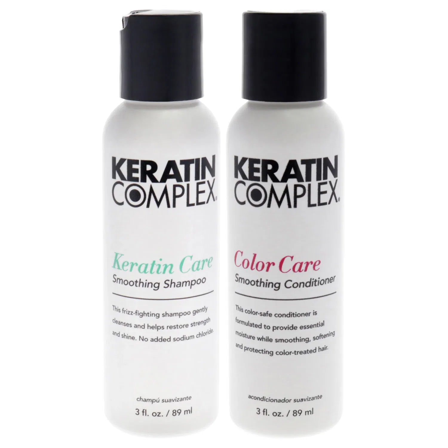 Набор Keratin Complex от Keratin Complex для мужчин и женщин - комплект из 2 предметов: кондиционер (85 мл) и шампунь (85 мл), белый