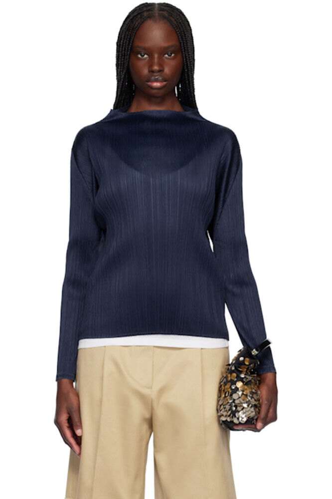 

Navy Monthly Colors Февраль Топ PLEATS PLEASE ISSEY MIYAKE