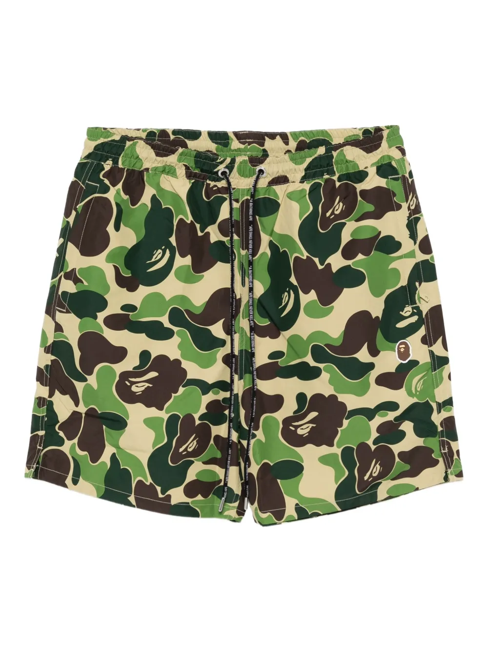 

Шорты с графичным принтом A BATHING APE, зеленый