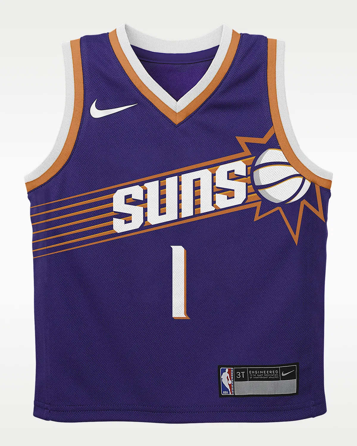 Детская Nike NBA Swingman Jersey Devin Booker Phoenix Suns Icon Edition, Purple