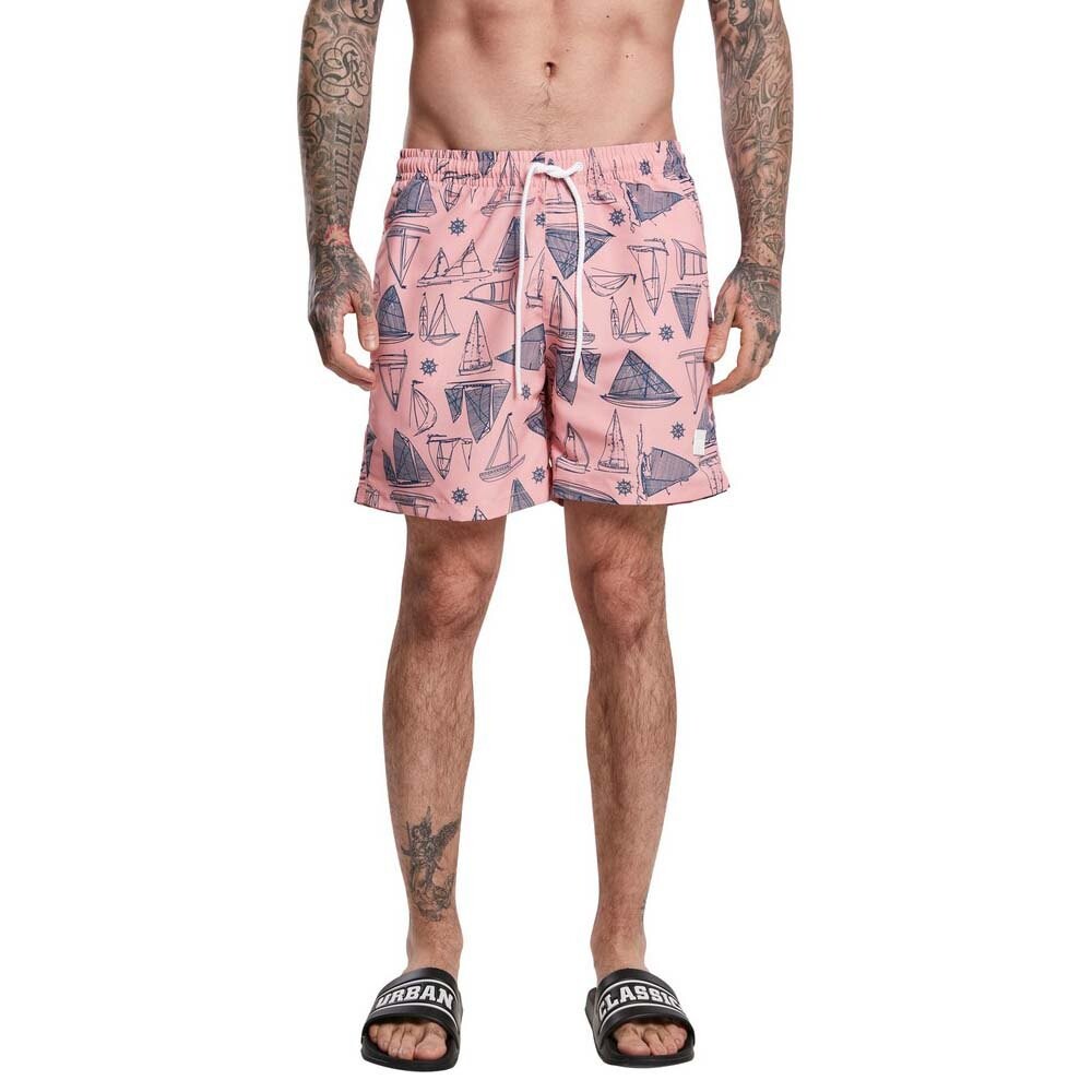 

Шорты для плавания Urban Classics Pattern, розовый