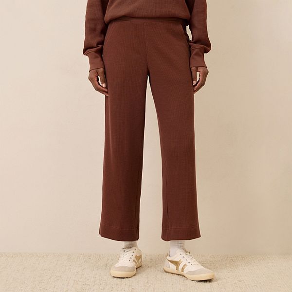 

Термобрюки waffle с широкими штанинами Pact, Mahogany Brown