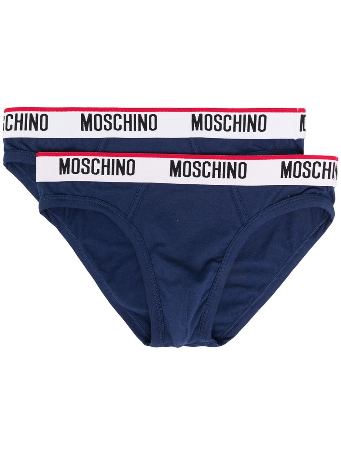 

Moschino трусы-брифы с логотипом, синий