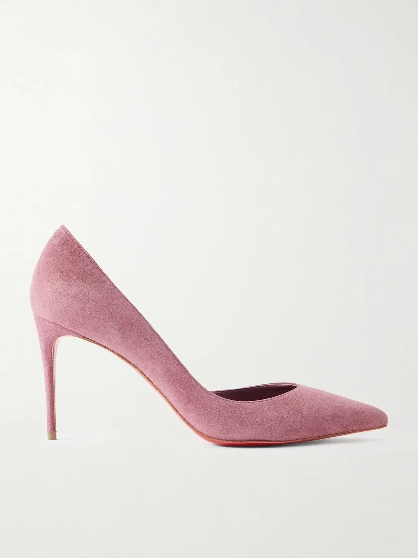 Замшевые туфли-лодочки Iriza 85 Christian Louboutin, розовый