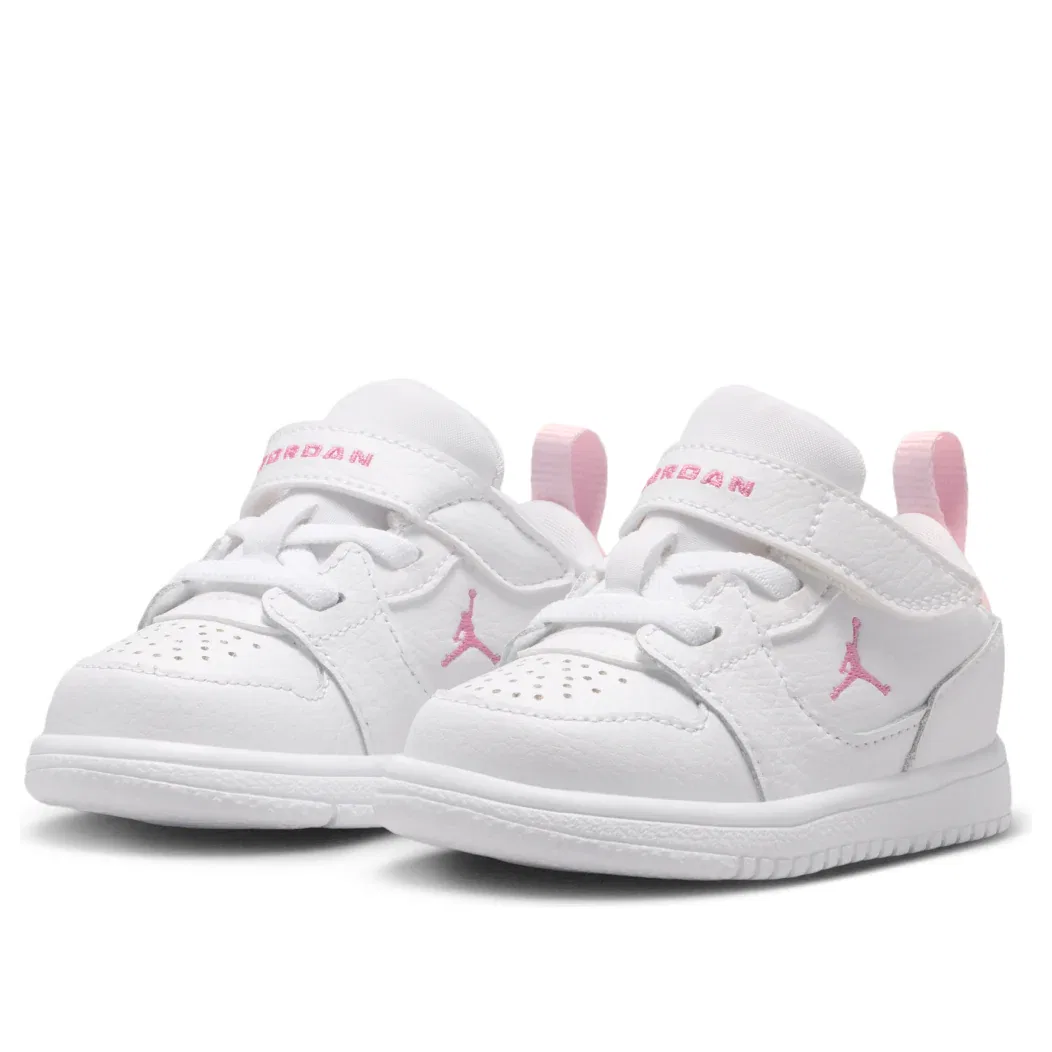 Кроссовки Air Jordan Court Connect Low 'White Pink Foam' IQ6047-101, белый — фото 3