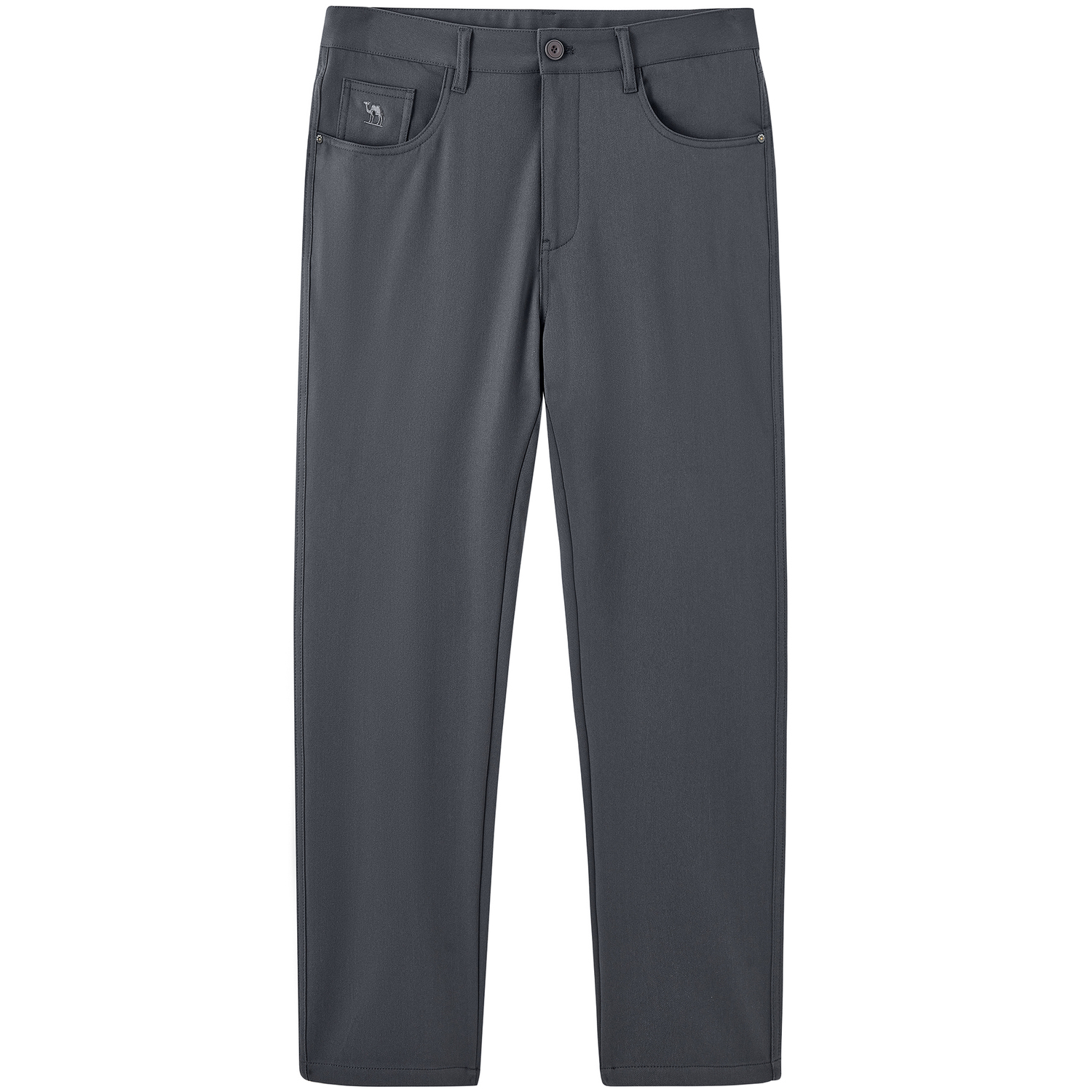 

Однотонные брюки с микростретч, удобные, дышащие, универсальные повседневные брюки men's CAMEL, серый