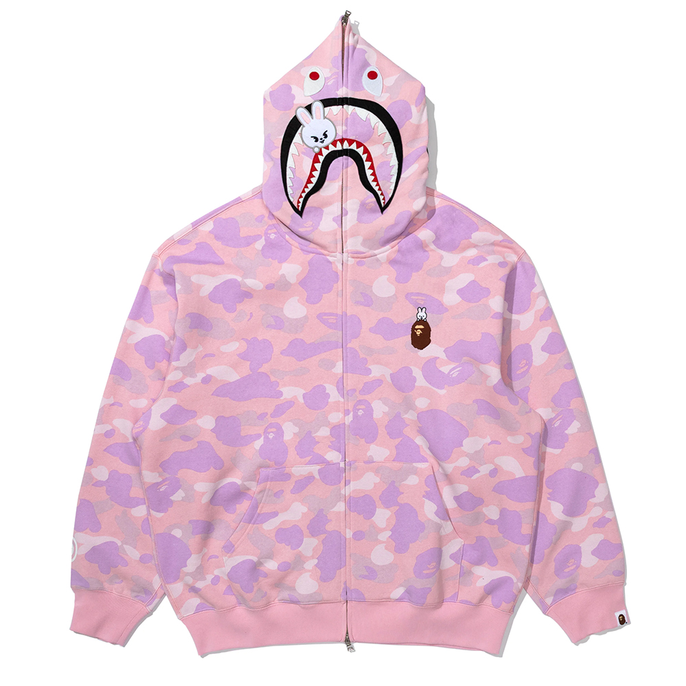 

Толстовка Stray Kids FW25 унисекс A Bathing Ape, розовый