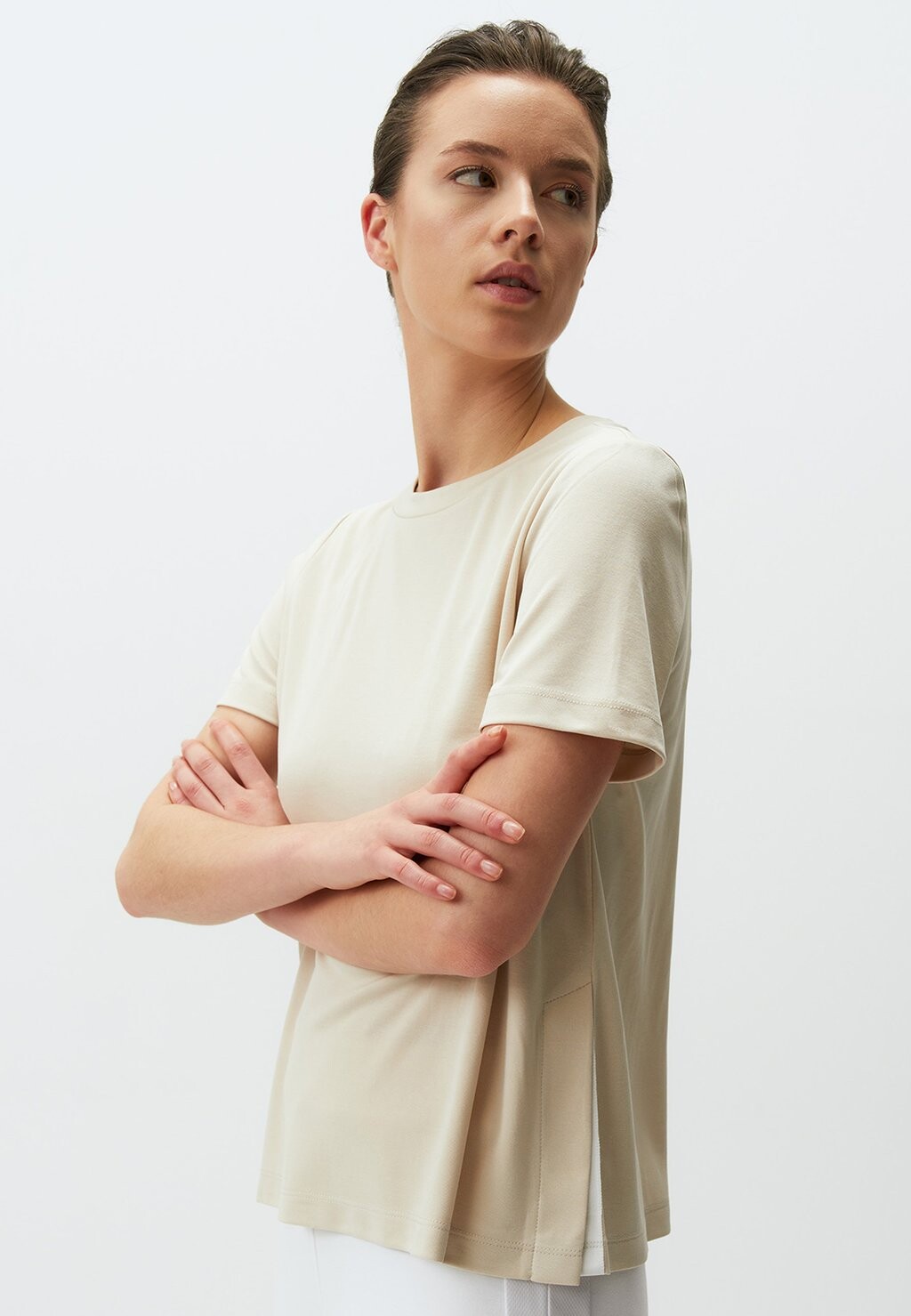 

Базовая футболка CREW NECK SHORT SLEEVE Jimmy Key, бежевый
