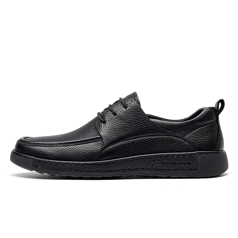 Повседневные кожаные туфли Men's Montagut, коричневый fleece-lined (leather shoe size) — фото 3