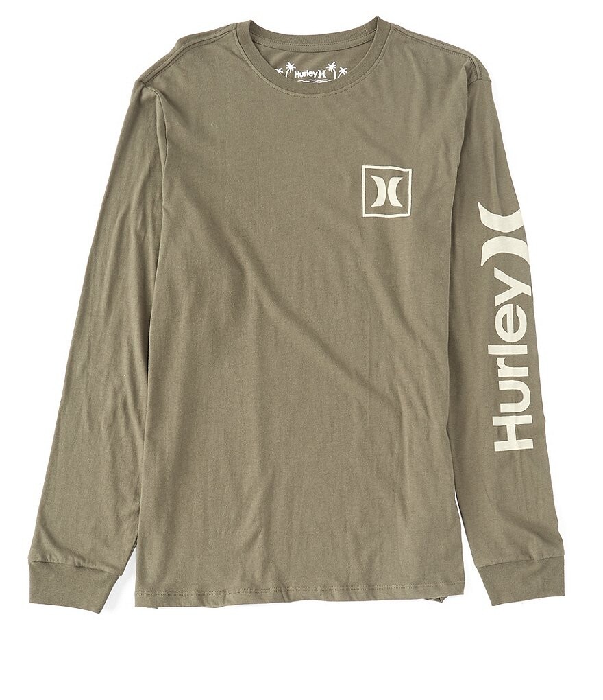 

Футболка Hurley Everyday Washed One And Only с длинными рукавами, зеленый