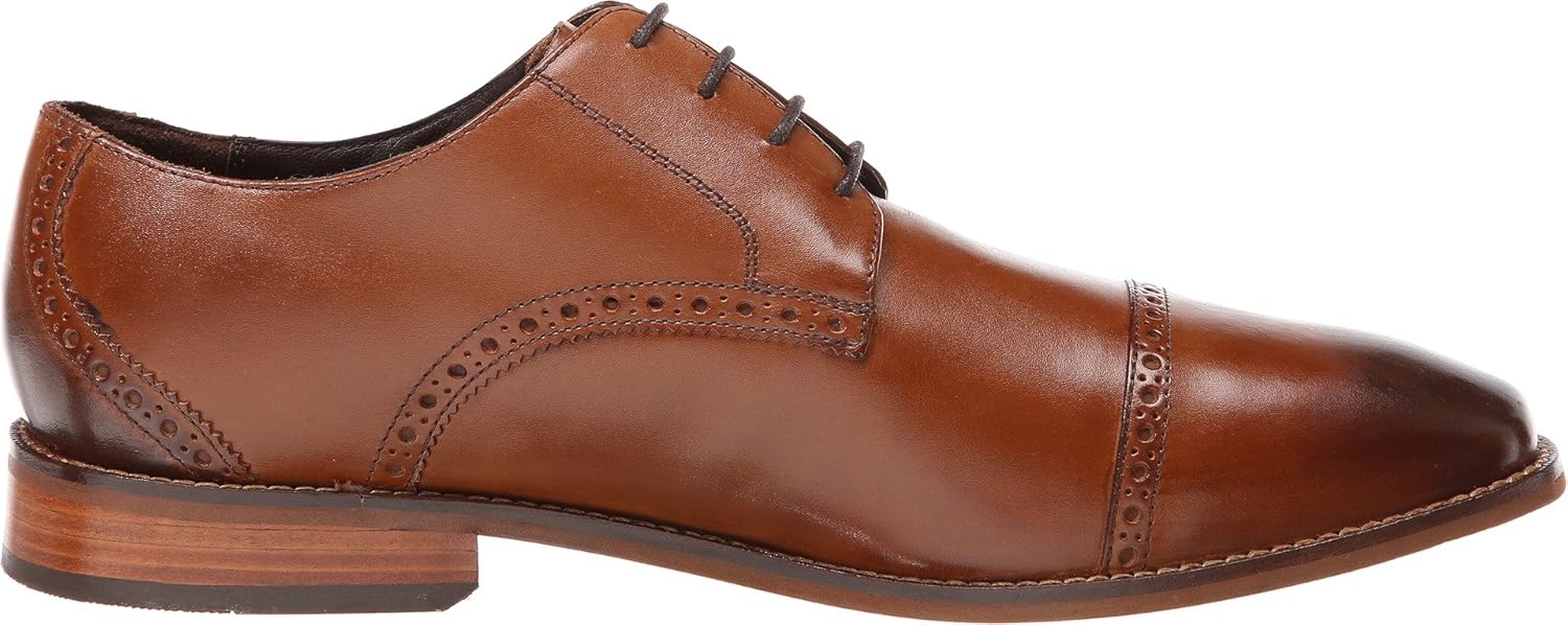 Мужские оксфорды Florsheim Castellano с кап-то носком, коричневый — фото 4
