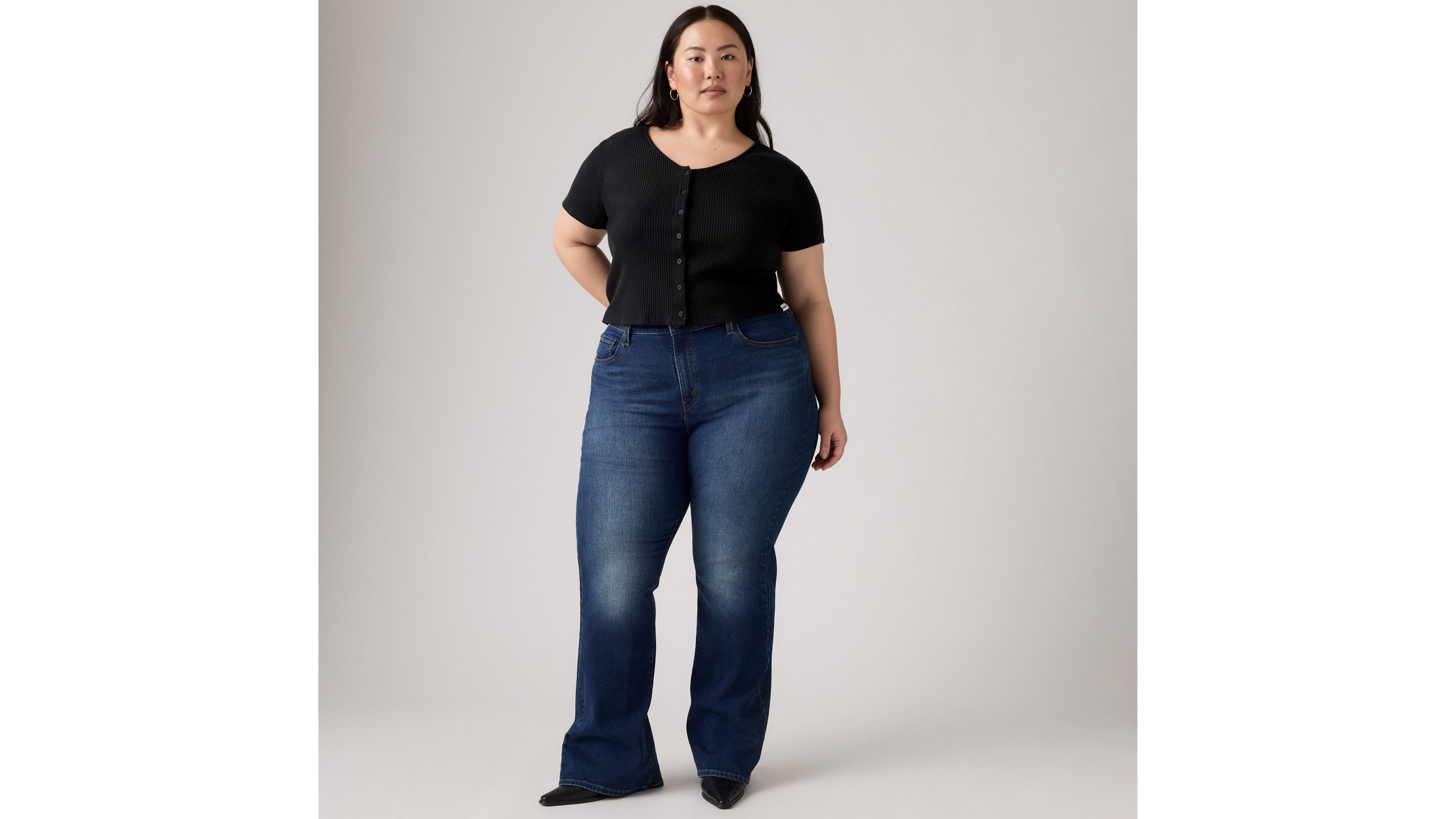 

Женские джинсы-клеш с высокой талией 726 (большие размеры) Levi's, Eternal Indigo Dark - Dark Wash