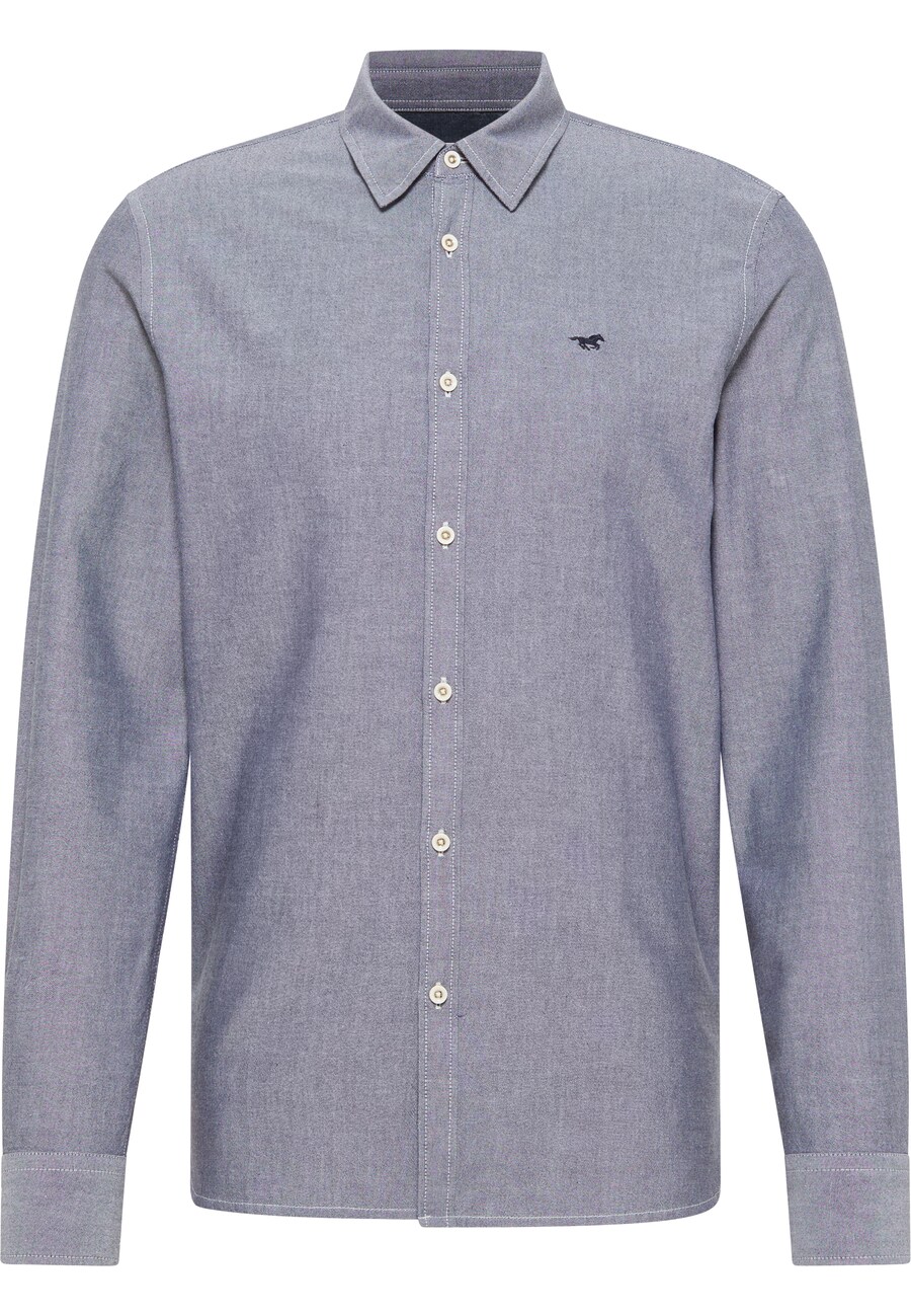

Рубашка на пуговицах классического кроя MUSTANG Style Edinburg, Dark blue