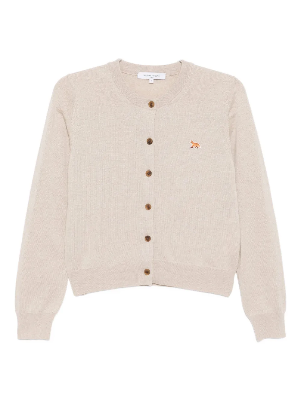 

Кардиган с нашивкой Baby Fox Patch Maison Kitsuné, нейтральный