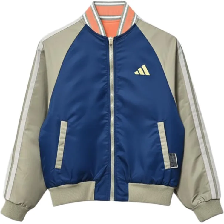 Детская бейсбольная майка с воротником Adidas, синий