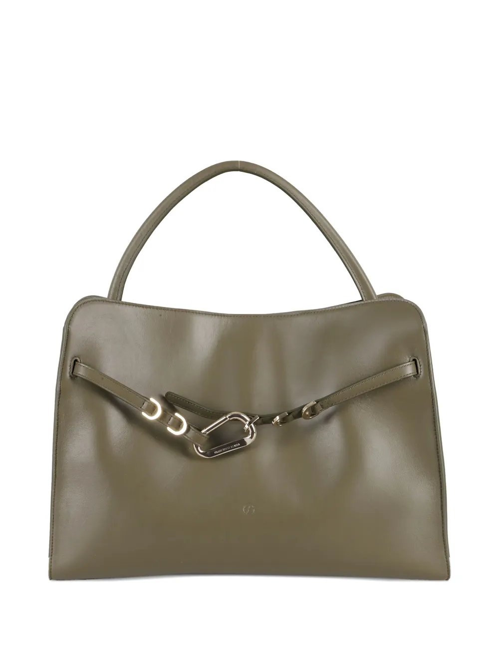 

Кожаная сумка-тоут Always-On с декоративной застежкой BIASIA, зеленый