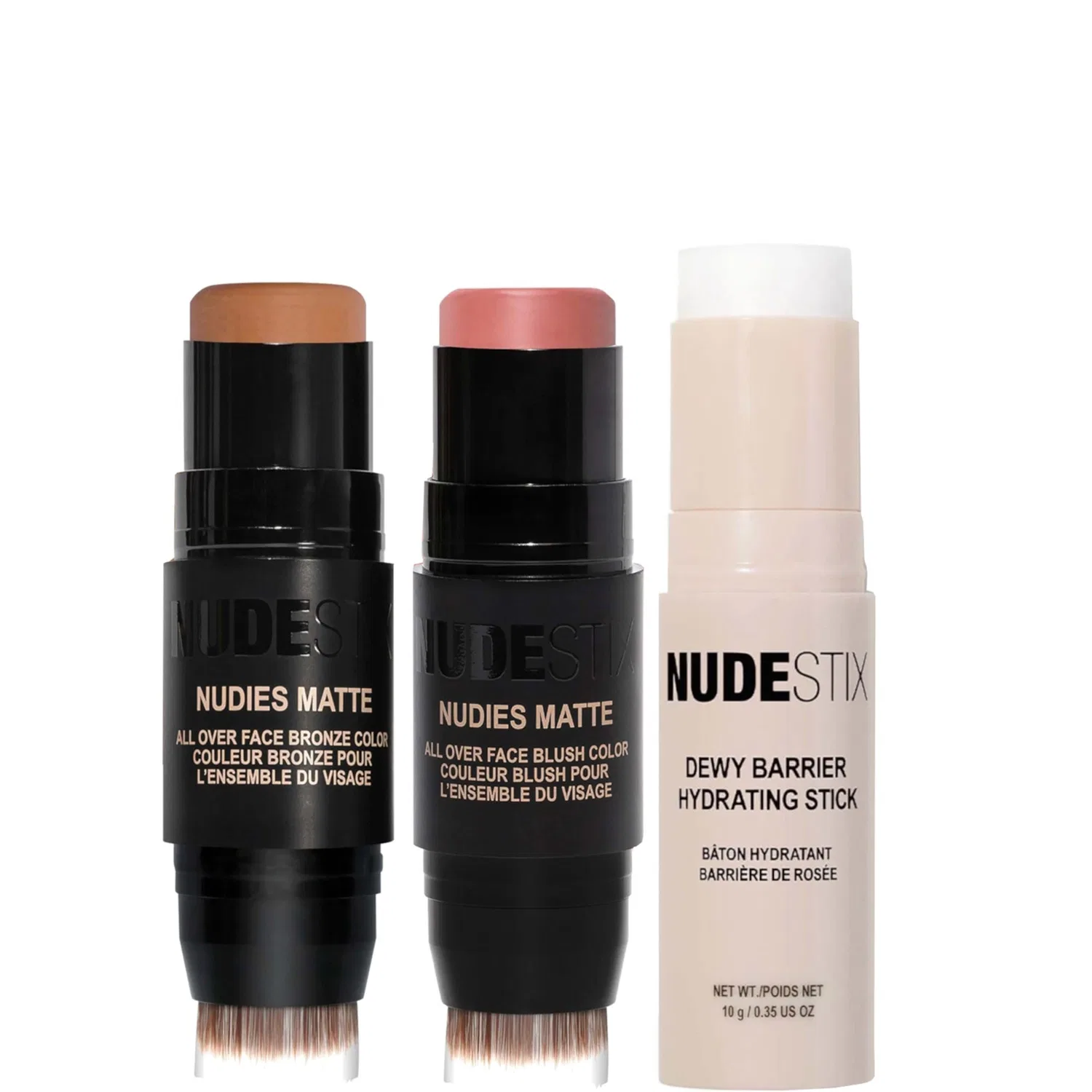 Набор из трех косметических средств «Без макияжа» Nudestix