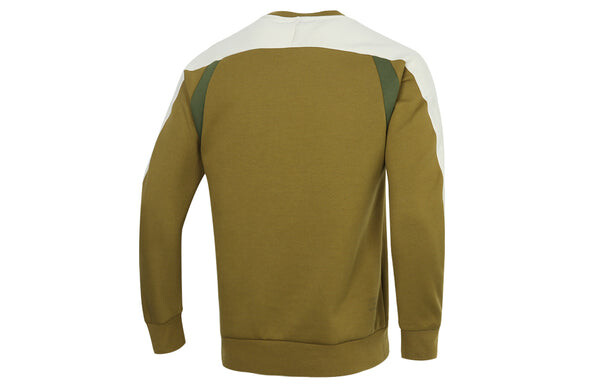 Толстовка adidas Casual Sports Round Neck Pullover Bauxite Brown, коричневый — фото 2
