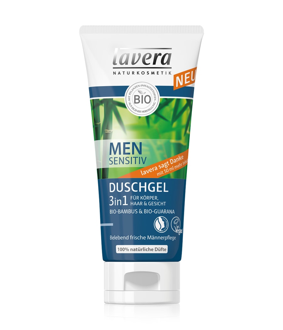 

Гель для душа lavera Men sensitiv 3in1, 200 ml