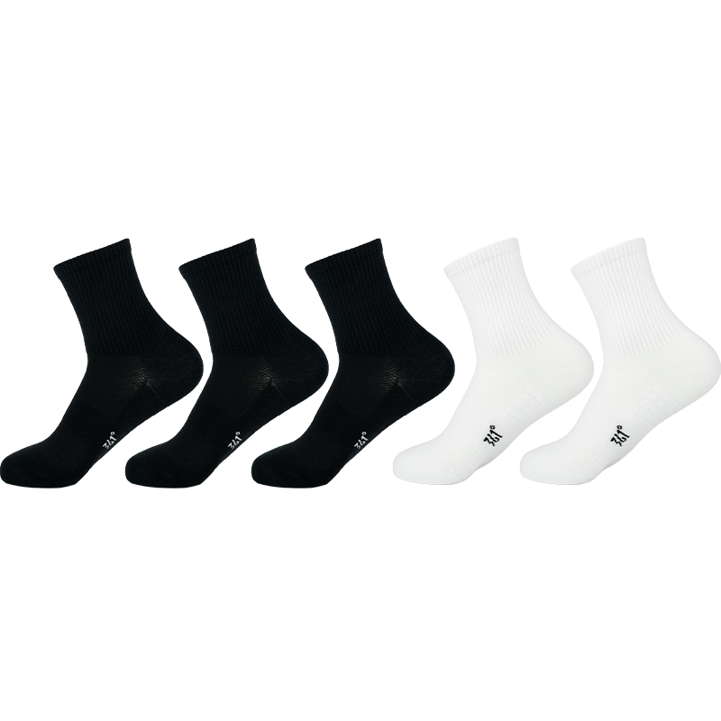 

Комплект унисекс носков до колена 361°, 5 pack (черный 3+белый 2)